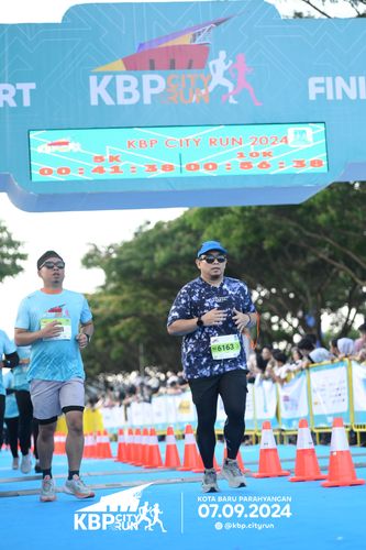 Race photo from KBP City Run 2024