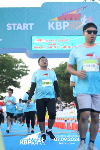 Race photo from KBP City Run 2024