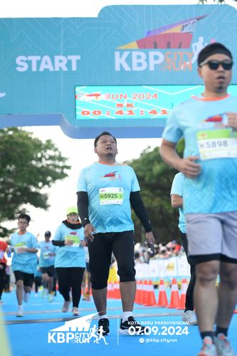 Race photo from KBP City Run 2024