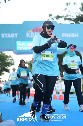 Race photo from KBP City Run 2024