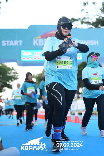 Race photo from KBP City Run 2024
