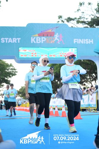Race photo from KBP City Run 2024