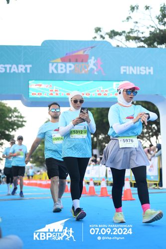 Race photo from KBP City Run 2024