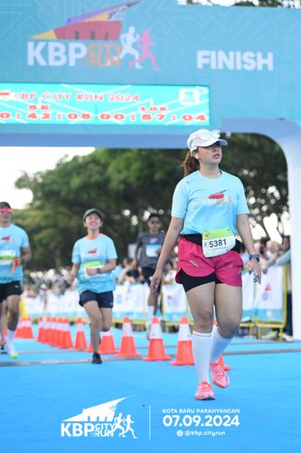 Race photo from KBP City Run 2024