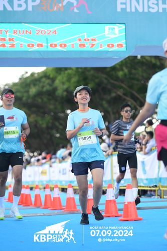 Race photo from KBP City Run 2024