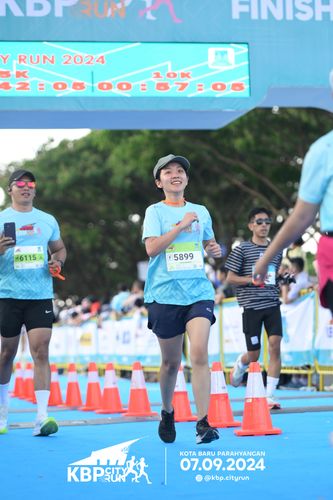 Race photo from KBP City Run 2024