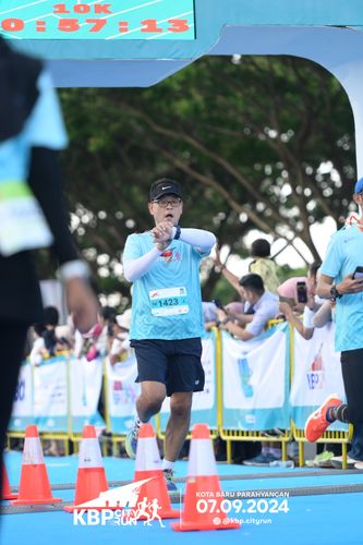 Race photo from KBP City Run 2024