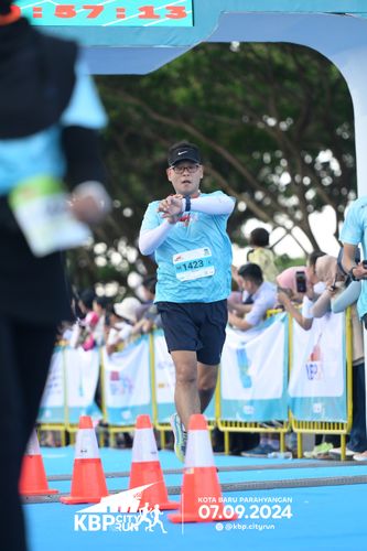 Race photo from KBP City Run 2024