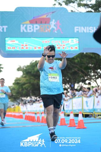 Race photo from KBP City Run 2024