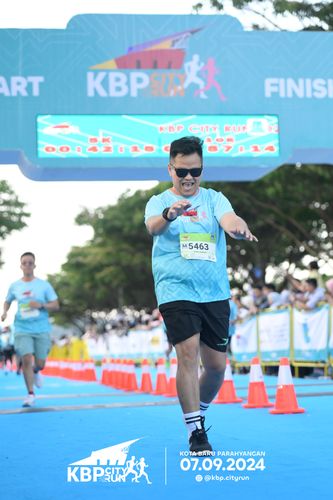 Race photo from KBP City Run 2024