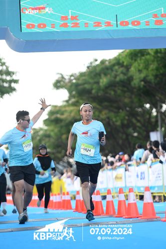 Race photo from KBP City Run 2024