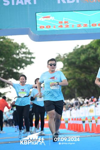 Race photo from KBP City Run 2024