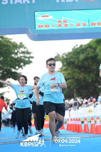 Race photo from KBP City Run 2024