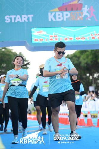 Race photo from KBP City Run 2024