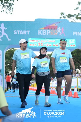 Race photo from KBP City Run 2024