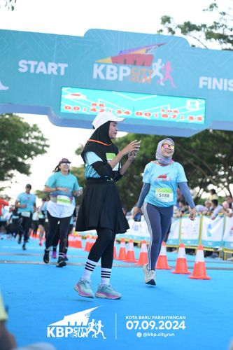 Race photo from KBP City Run 2024