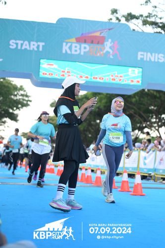 Race photo from KBP City Run 2024