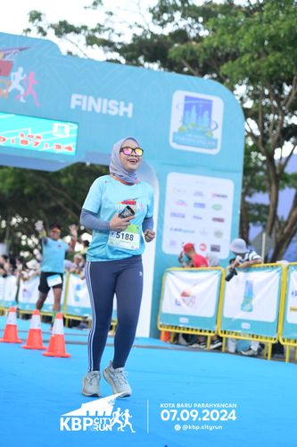 Race photo from KBP City Run 2024