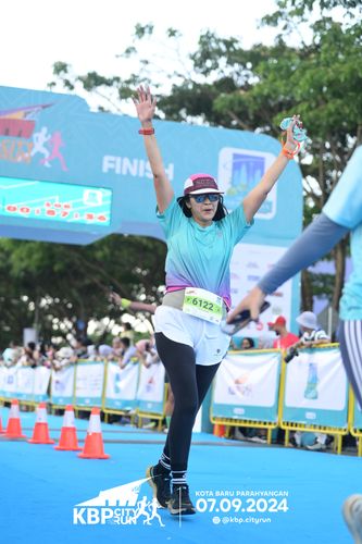 Race photo from KBP City Run 2024