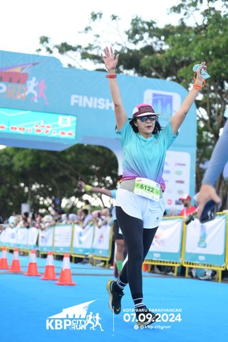 Race photo from KBP City Run 2024