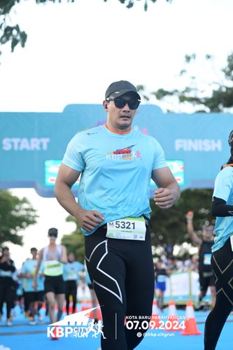 Race photo from KBP City Run 2024