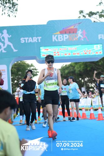 Race photo from KBP City Run 2024
