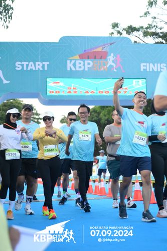 Race photo from KBP City Run 2024