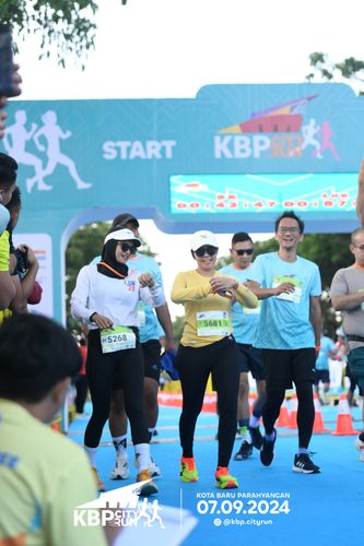 Race photo from KBP City Run 2024