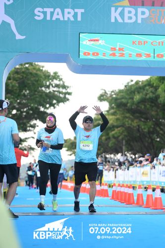 Race photo from KBP City Run 2024