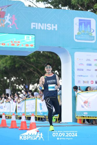 Race photo from KBP City Run 2024
