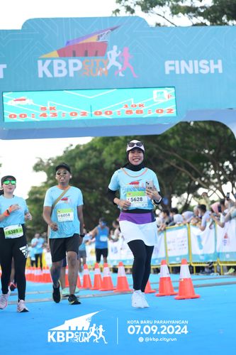 Race photo from KBP City Run 2024