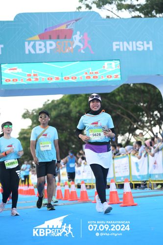 Race photo from KBP City Run 2024