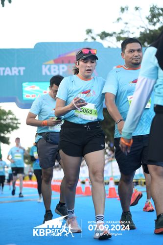 Race photo from KBP City Run 2024