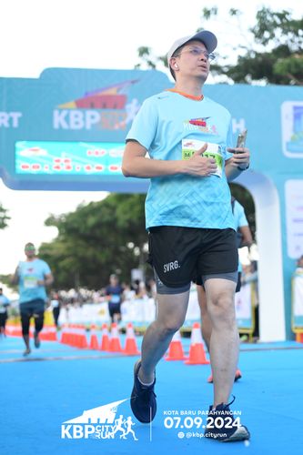 Race photo from KBP City Run 2024