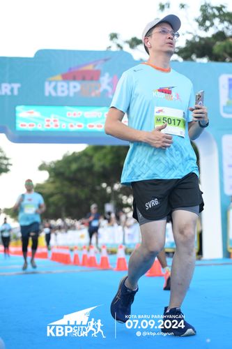 Race photo from KBP City Run 2024