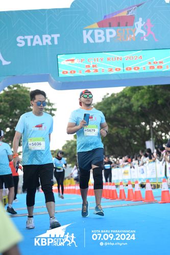 Race photo from KBP City Run 2024
