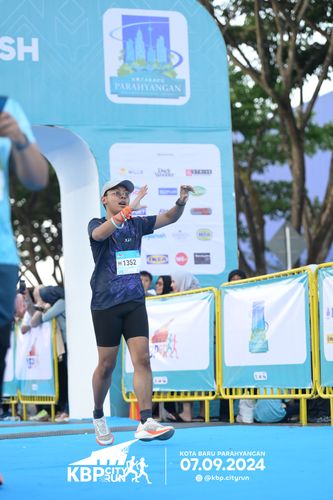 Race photo from KBP City Run 2024