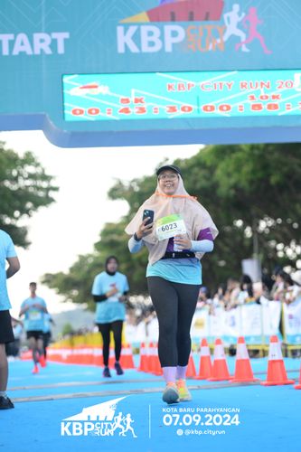 Race photo from KBP City Run 2024