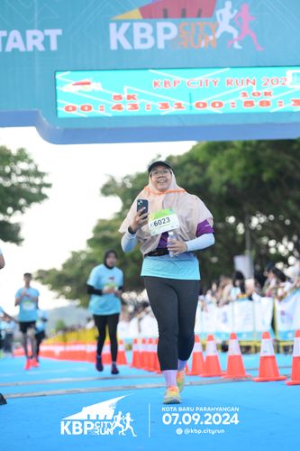 Race photo from KBP City Run 2024