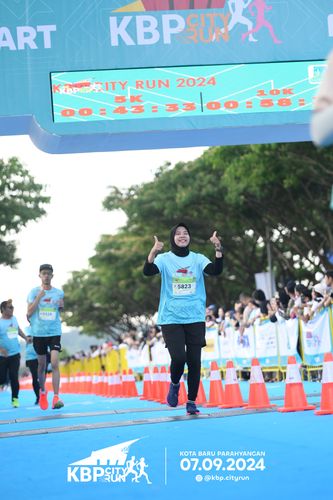 Race photo from KBP City Run 2024