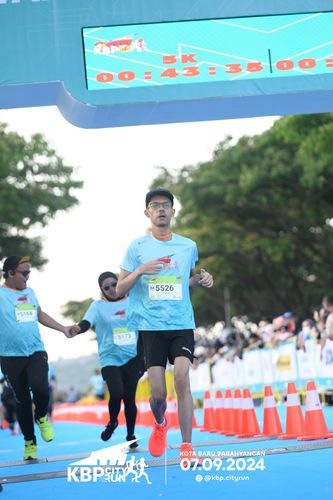 Race photo from KBP City Run 2024