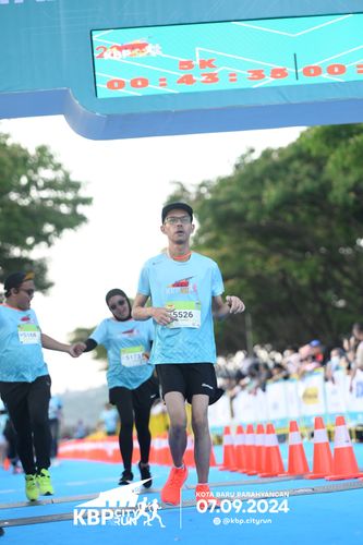 Race photo from KBP City Run 2024