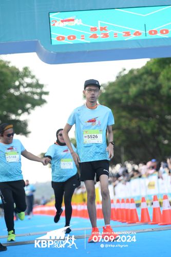 Race photo from KBP City Run 2024