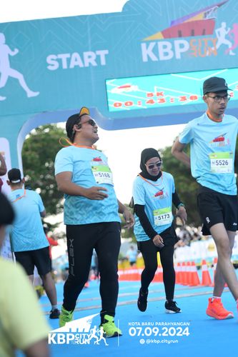 Race photo from KBP City Run 2024