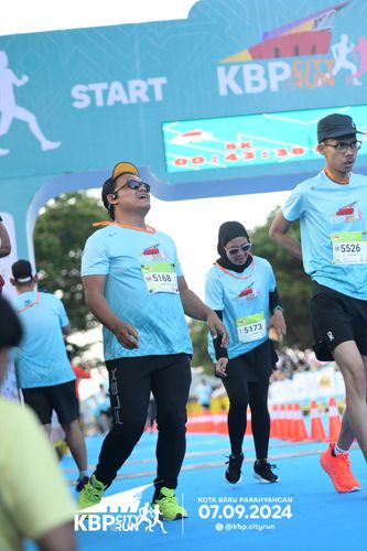 Race photo from KBP City Run 2024