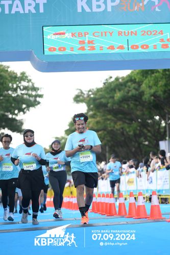 Race photo from KBP City Run 2024