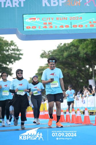 Race photo from KBP City Run 2024