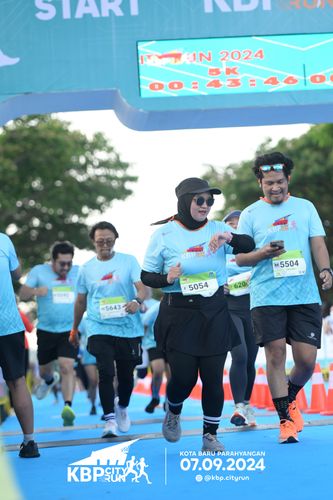 Race photo from KBP City Run 2024
