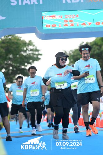 Race photo from KBP City Run 2024