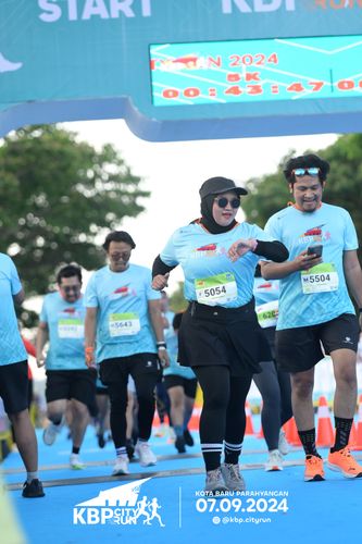 Race photo from KBP City Run 2024
